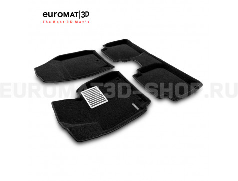 Текстильные 3D коврики Euromat3D Lux в салон для Hyundai Elantra (2011-2015) № EM3D-002701 Текстильные 3D коврики Euromat3D Lux в салон для Hyundai Elantra (2011-2015) № EM3D-002701