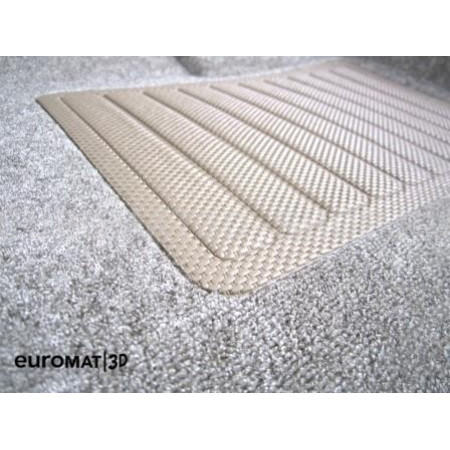 Текстильные 3D коврики Euromat3D Business в салон для Mercedes GL-Class (X164) (2006-2012) № EMC3D-003501T Бежевые