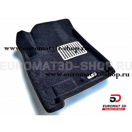 Текстильные 3D коврики Euromat3D Lux в салон для Cadillac SRX (2010-2015) № EM3D-001304