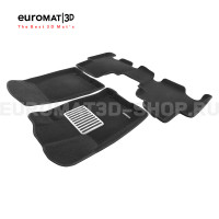 Текстильные 3D коврики Euromat3D Lux в салон для Kia Mohave (2009-2020) № EM3D-002924 Текстильные 3D коврики Euromat3D Lux в салон для Kia Mohave (2009-2020) № EM3D-002924