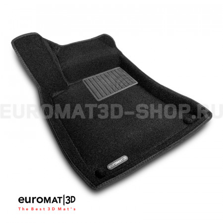 Текстильные 3D коврики Euromat3D Business в салон для Mercedes A-Class (W177) (2018-) № EMC3D-003510
