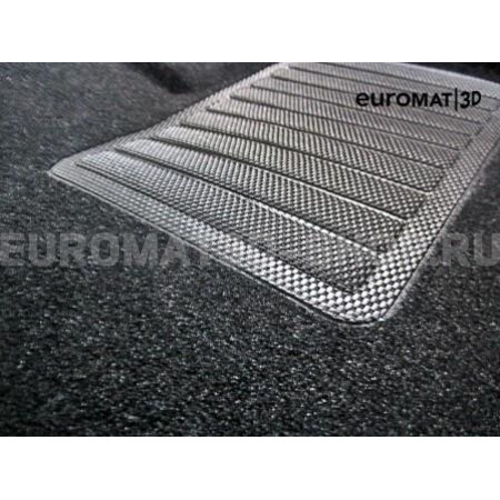 Текстильные 3D коврики Euromat3D Business в салон для Mercedes A-Class (W177) (2018-) № EMC3D-003510