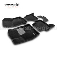 Текстильные 3D коврики Euromat3D Premium в салон для Audi A3 (2014-) №..