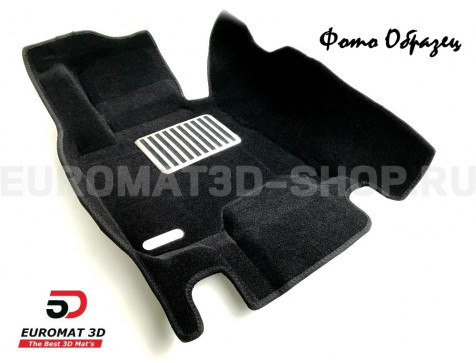 Текстильные 5D коврики с высоким бортом Euromat3D в салон для Volvo S 80 (2006-) № EM5D-005507