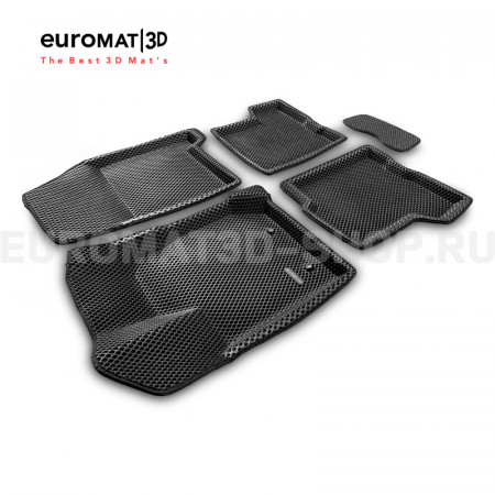 3D коврики Euromat3D EVA в салон для Lada XRay (2016-) № EM3DEVA-005309