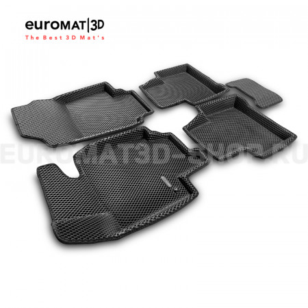 3D коврики Euromat3D EVA в салон для Toyota Rav 4 (2019-2026) (МКПП) № EM3DEVA-005135 3D коврики Euromat3D EVA в салон для Toyota Rav 4 (2019-2026) (МКПП) № EM3DEVA-005135