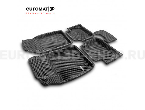 3D коврики Euromat3D EVA в салон для Ford Fiesta (2010-) № EM3DEVA-002213