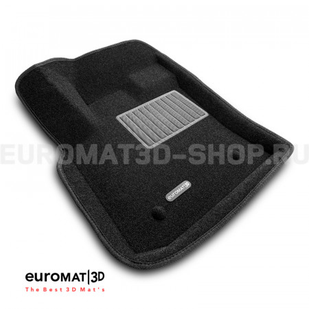 Текстильные 3D коврики Euromat3D Premium в салон для Geely Tugella FY11 (2020-) № EMPR3D-001408